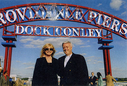 Pat and Gail at Dock Conley